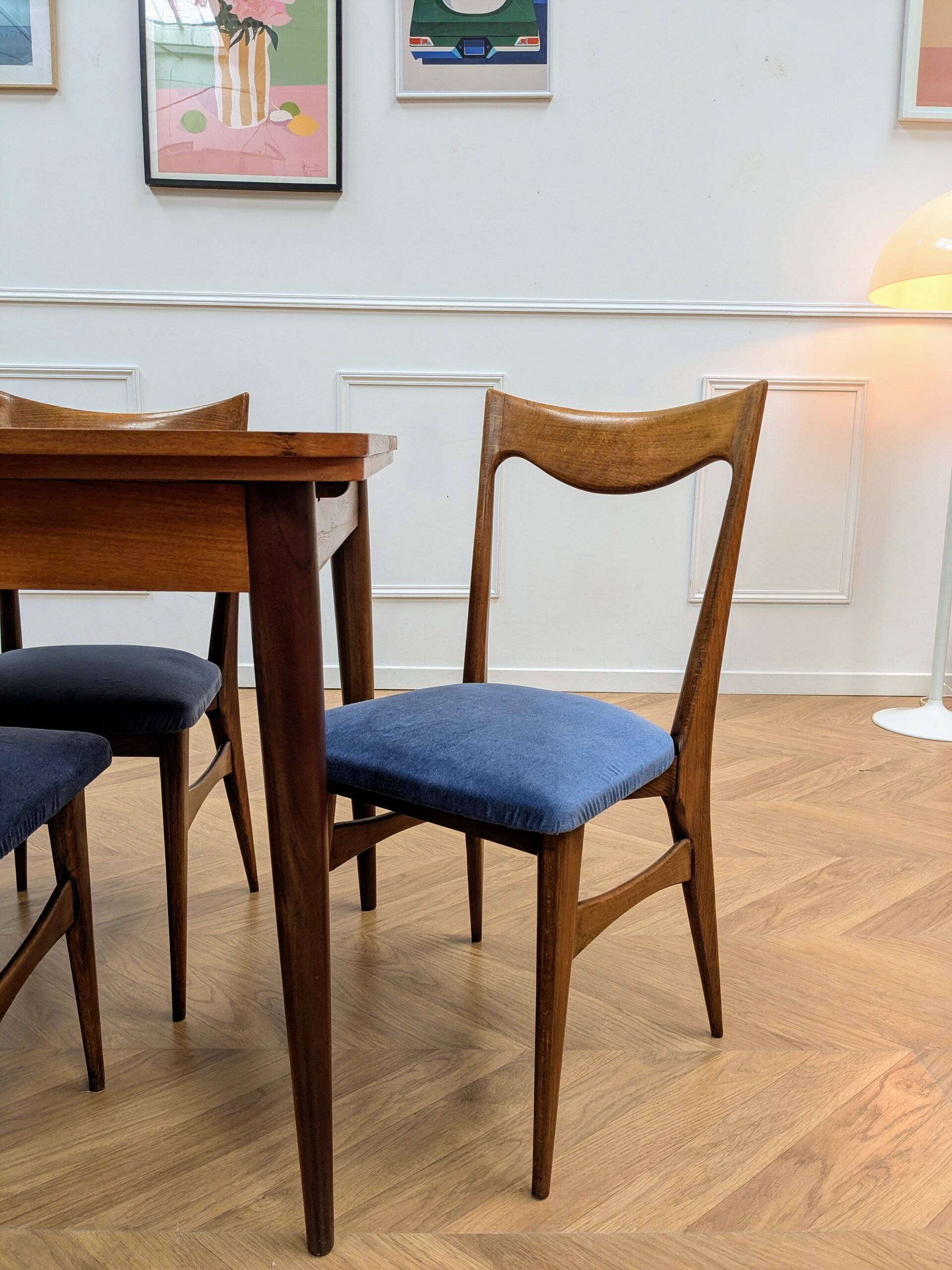 Set of 6 Scandinavian chairs