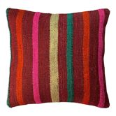Vintage turkish kilim cushion cover 40 x 40 cm
