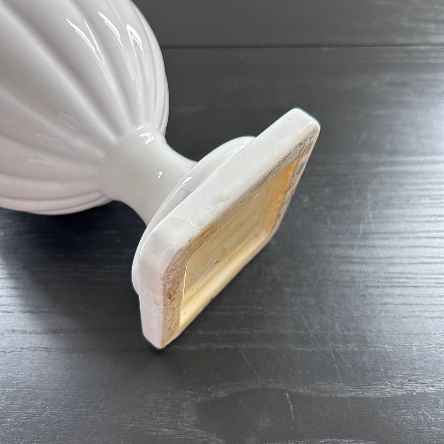 Medici style white vase