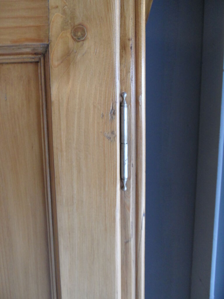 Antique pine one door cabinet