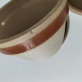 Set of 3 vintage mini jars in stoneware – Gien