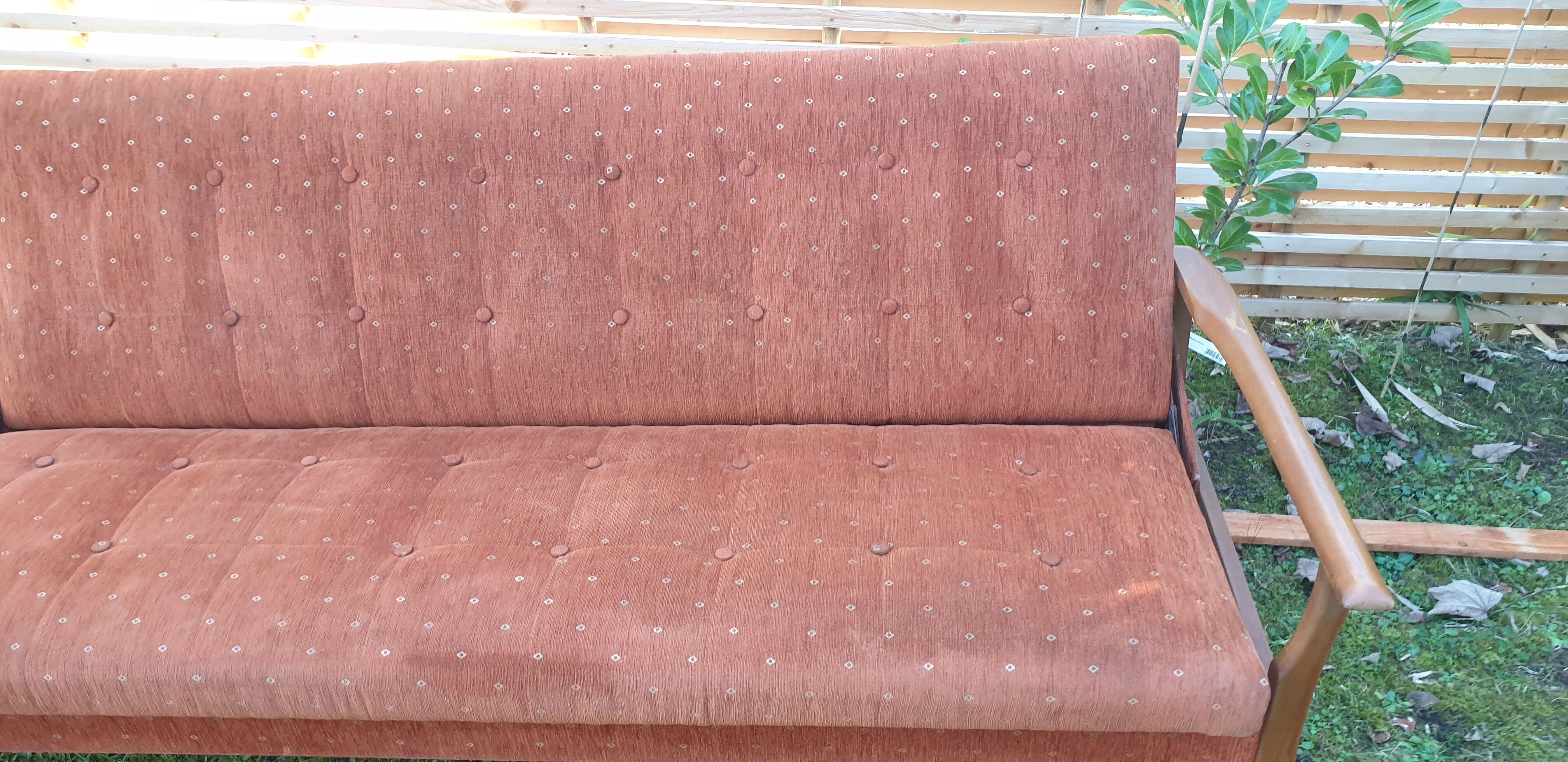 Three-seater sofa bed