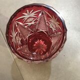 Bohemian crystal vase