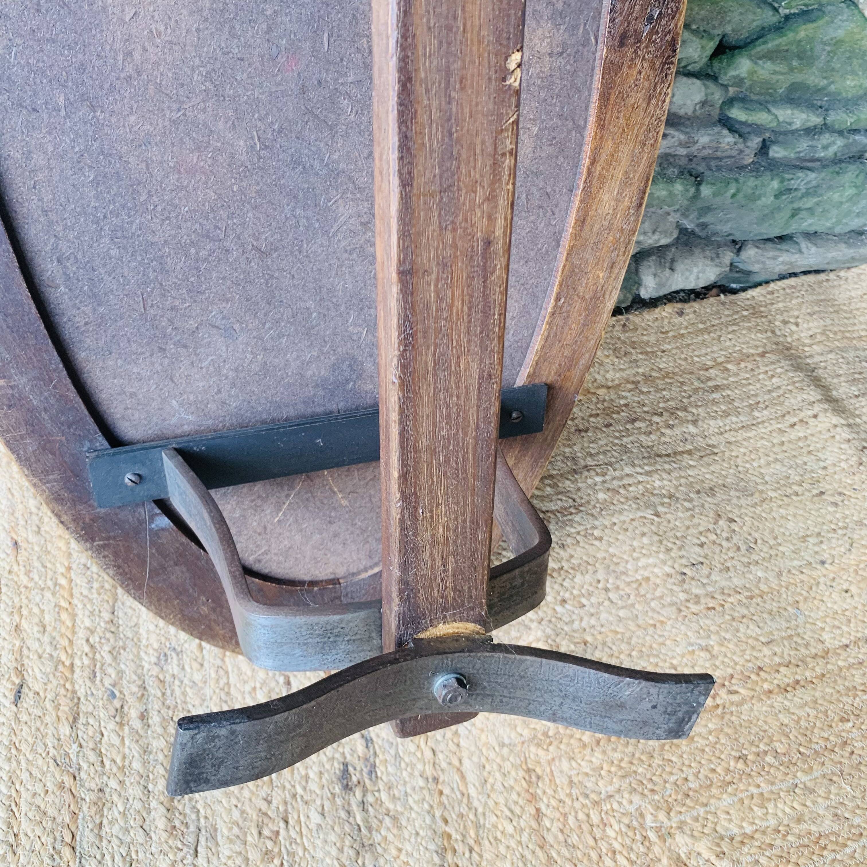 Table basse ovale vintage en céramique