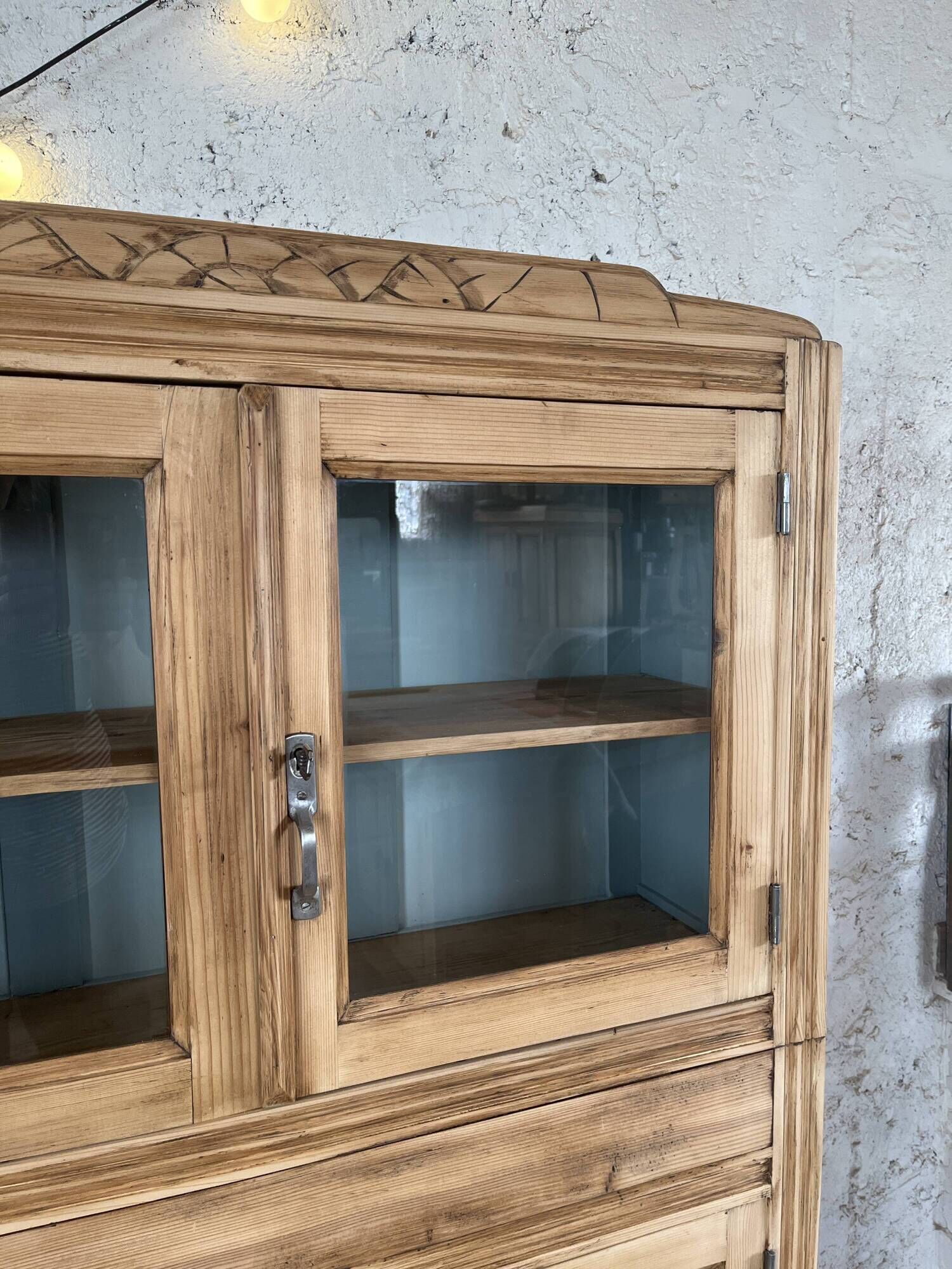 Art Deco sideboard in fir wood