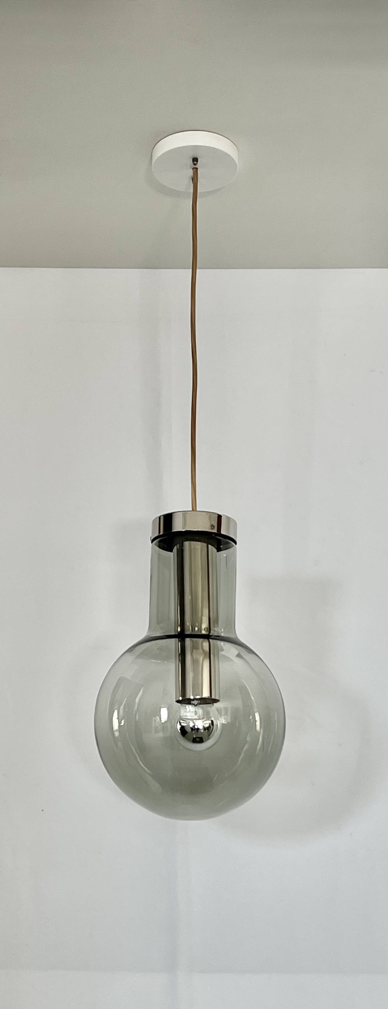 Medium Maxi Bulb pendant light by F. Ligtelijn for Raak, Netherlands 60's