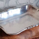 Silver metal dish