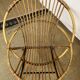 Fauteuils en rotin pieds métal