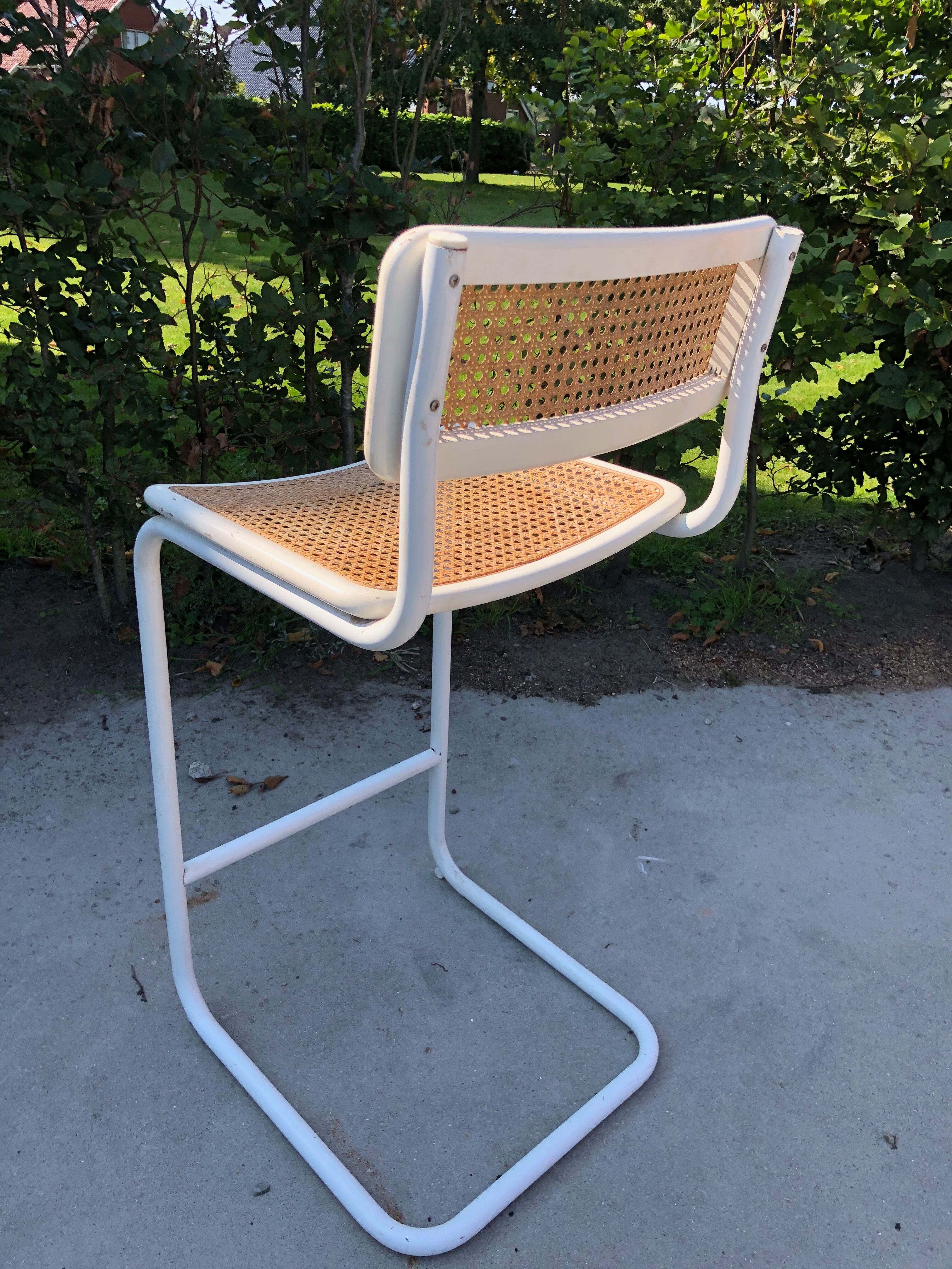 Vintage bar "Cesca" bar stool Marcel Breuer