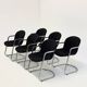 Ensemble de 6 chaises de salle à manger vintage de Gastone Rinaldi