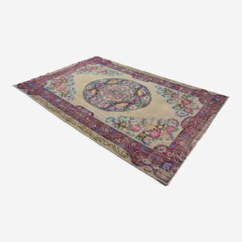 Anatolian handmade vintage rug 354 cm x 231 cm