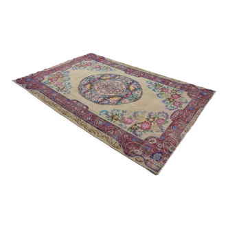 Anatolian handmade vintage rug 354 cm x 231 cm