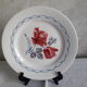 Set of two flat plates and two dessert plates Sarreguemines cannes model