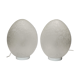Pair of lamps "egg" - Egg lamps 70s-80s design Ben Swildens