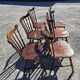 6 western beech chairs from the 1960s