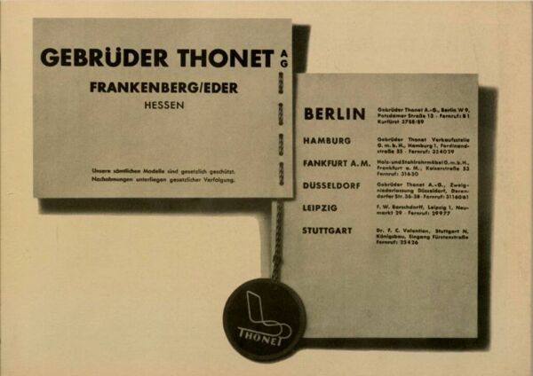 Porte-manteaux Art déco Bauhaus, Guillot 1930 pour Thonet N°B132