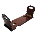 Solid wood zippered bookend, folding, 1900