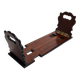 Solid wood zippered bookend, folding, 1900