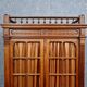 Louis XVI library in solid walnut with blonde patina around 1850