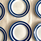 Series of 6 dessert plates