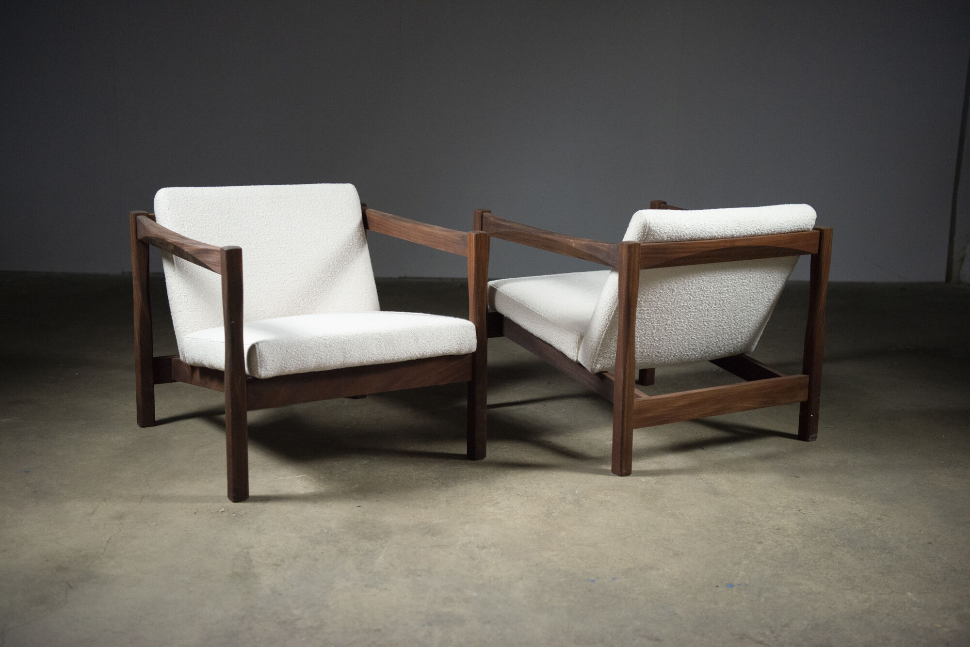 Pair of Scandinavian armchairs