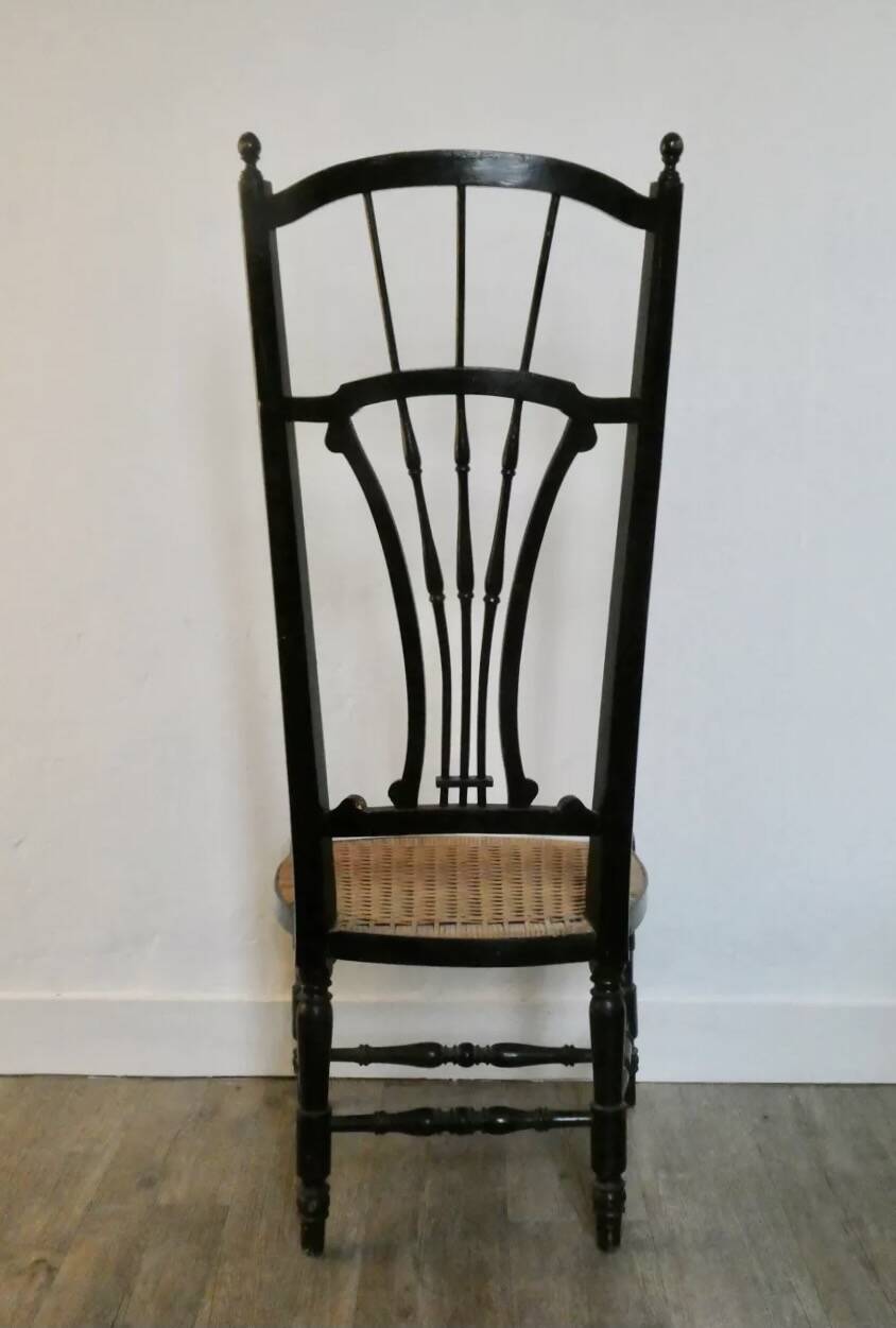 Provençal nursing chair with caned seat, around 1900