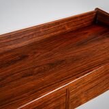 Rosewood wall console with two drawers