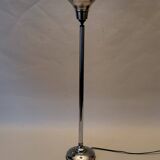 Art deco lamp / floor lamp in chrome metal