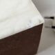 Vintage 1970 lamp in marble & brass