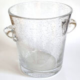 Champagne bucket in glass of biot