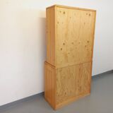 Charlotte Perriand Les Arcs vintage pine storage unit from the 60s 70s