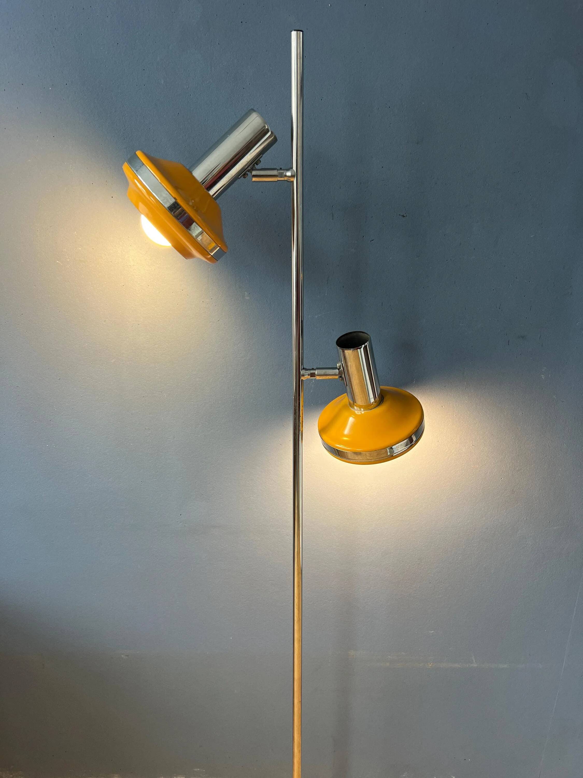 Space Age Mid-Century Floor Lamp Hustadt Leuchten