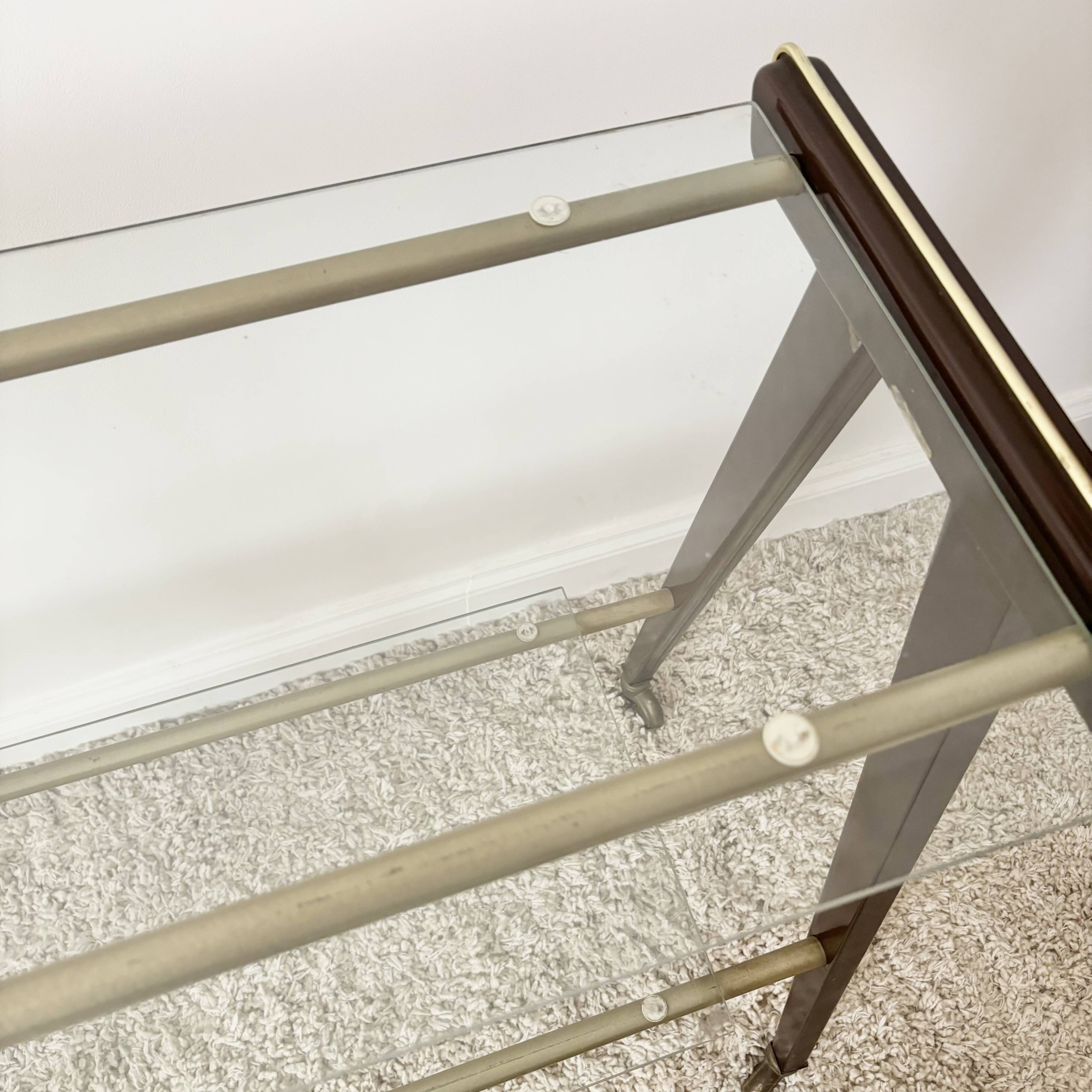 Vintage console on wheels by Rama Torino