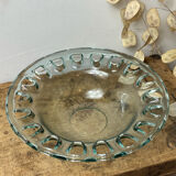 Blown glass salad bowl