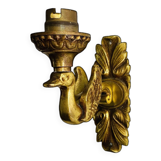 Bronze bird wall light