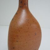 Vase en grès pyrité à trois faces vintage