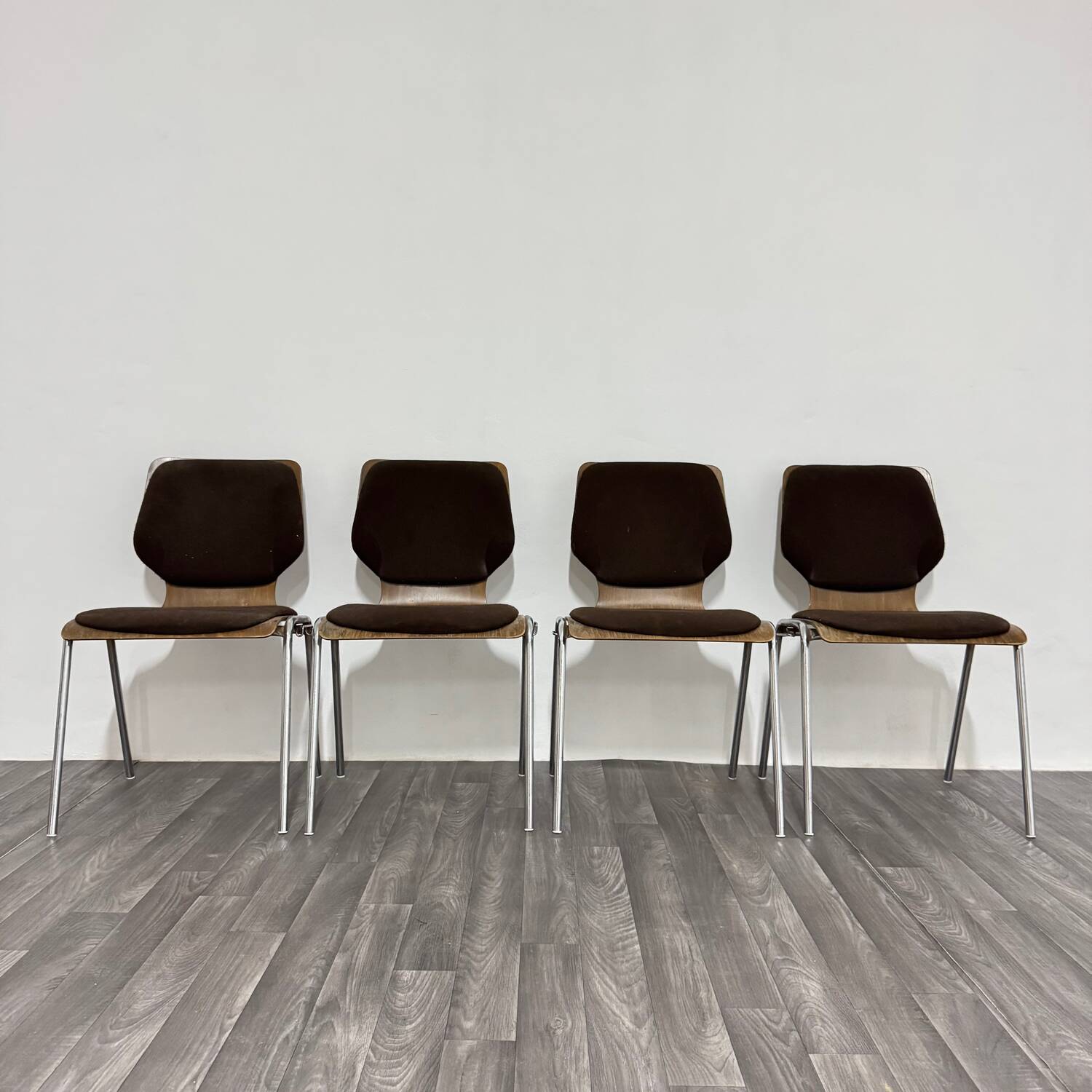 Carlo Ratti Style Set Da Pranzo 4 Sedie Design Modernariato Anni ‘70