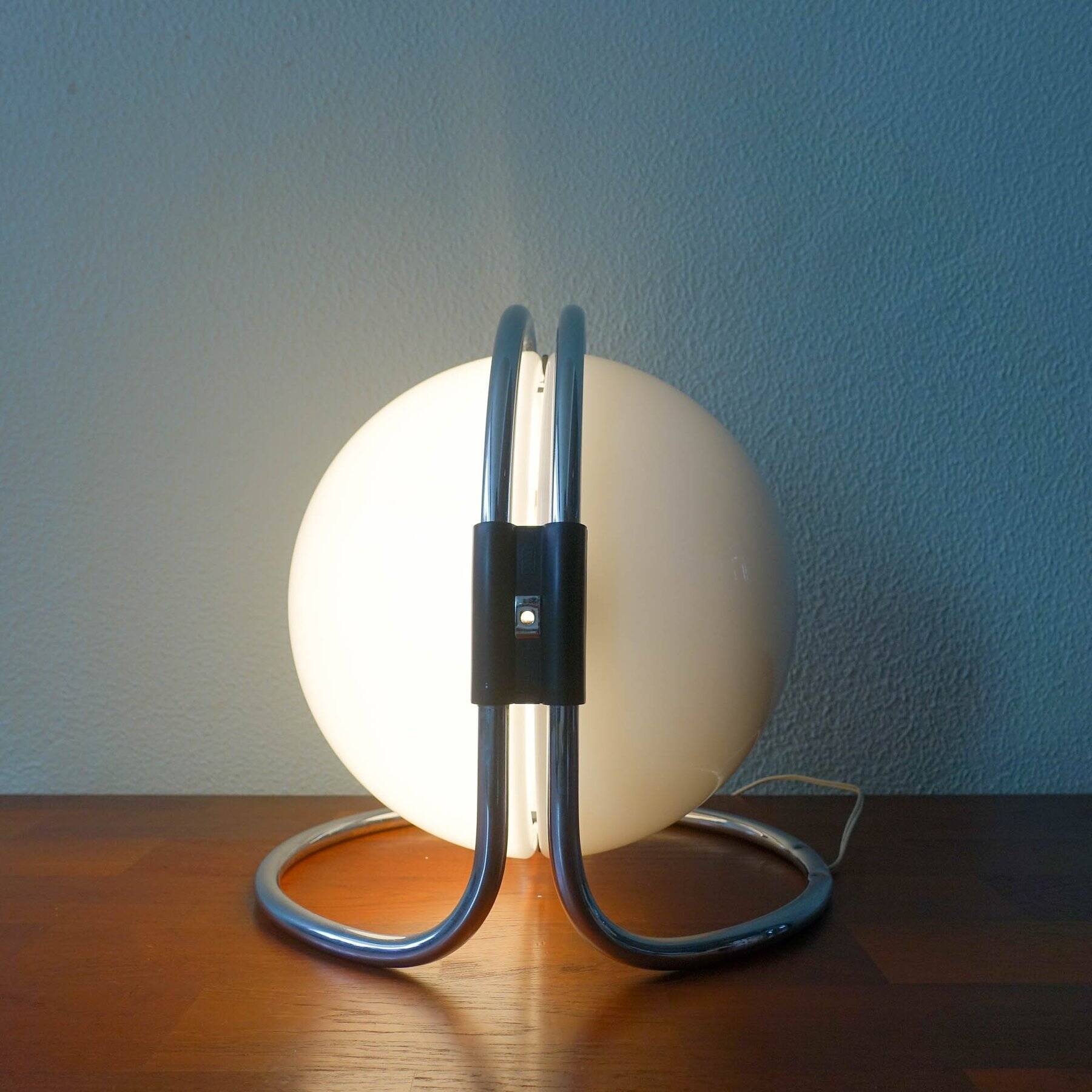 Table Lamp • André Ricard • Metalarte • Space Age • 1960