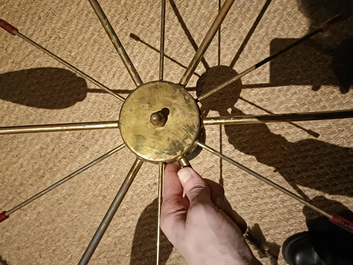 Lustre araignée années 50