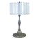 Bronze lamp with mother-of-pearl shade