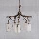 Murano glass mid-century italian chandelier