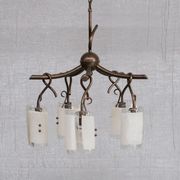 Murano glass mid-century italian chandelier