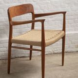2x Niels Otto Møller Chair Model 56 in Teak, 1960s Denmark