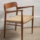 2x Niels Otto Møller Chair Model 56 in Teak, 1960s Denmark