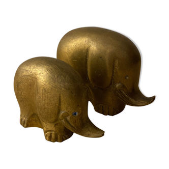 Elephants en bronze