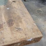Solid oak carpenter's workbench