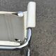Set of 4 dining chairs in white, S34 Mart Stam/Marcel Breuer style Italy
