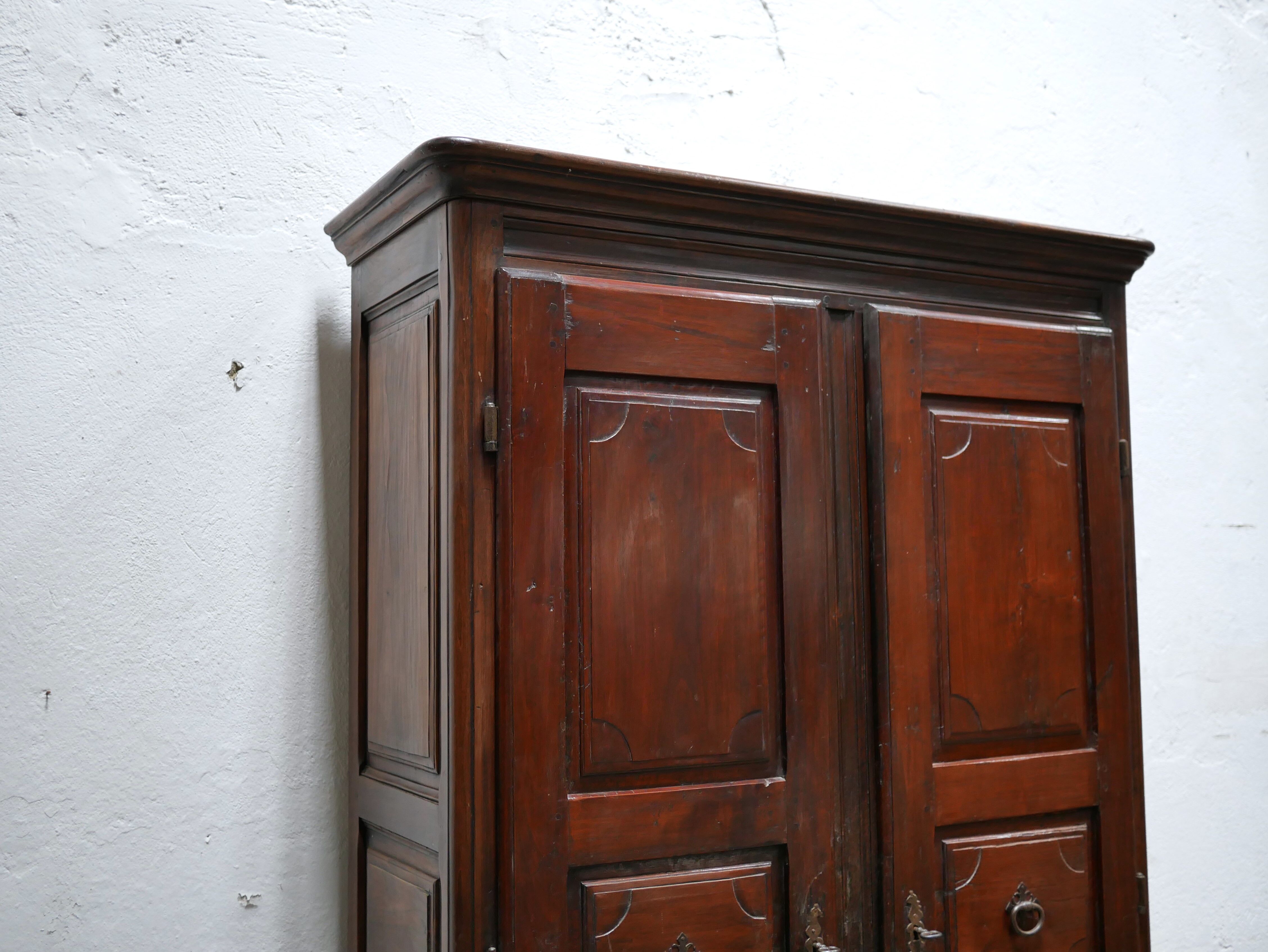 Antique wooden wardrobe