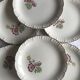 Series of 6 vintage flat plates