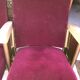 Vintage cinema bench 2 armchairs